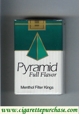 Pyramid Full Flavor Menthol Filter Kings cigarettes soft box